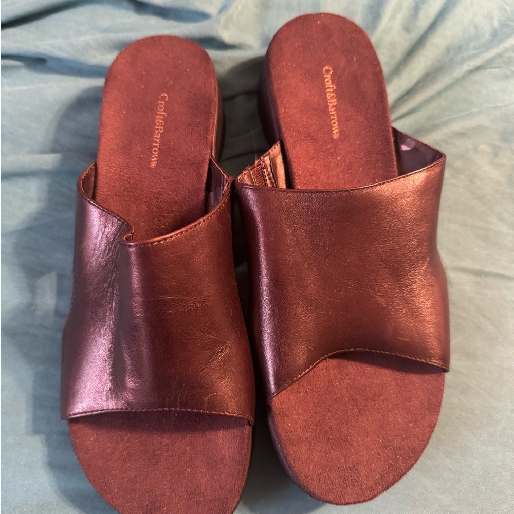 Women’s Brown Croft & Barrow Size 7 Sandals